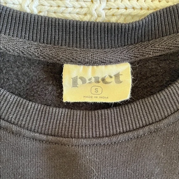 Pact Organic Brushed Fleece Sweatshirt and Sweatpant Set Sz S - Picture 4 of 13